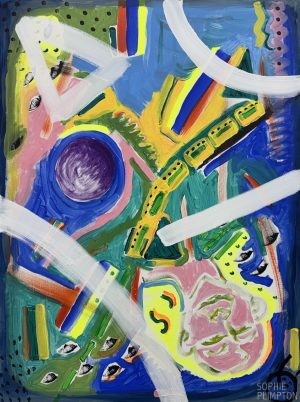 30" x 40". Acrylic on Canvas. 2026.